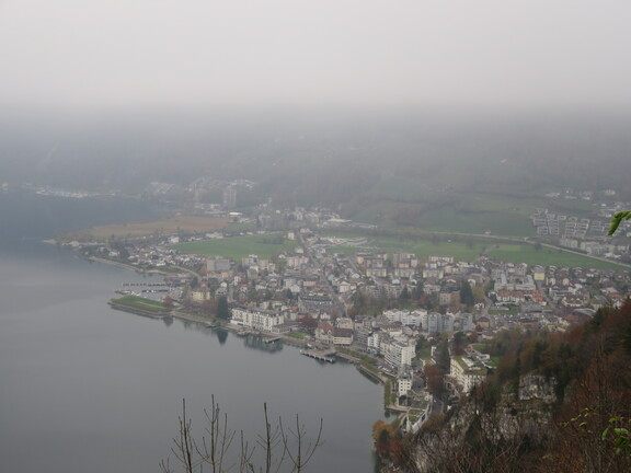 Бруннен: вид со скалы Аксенштайн