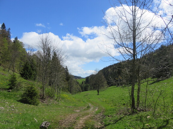 Подъем на хребет