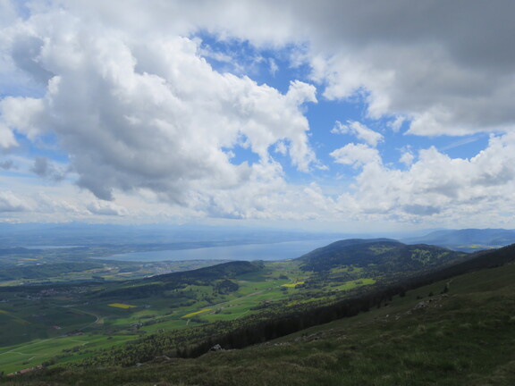 Вид на Муртенское и Невшательское озера
