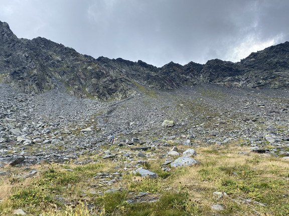 Перевал Бастильон с севера