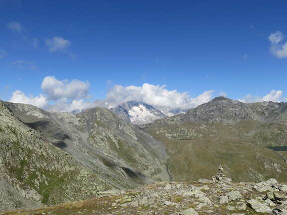 Вид на перевал Бастильон с Лошадиного перевала