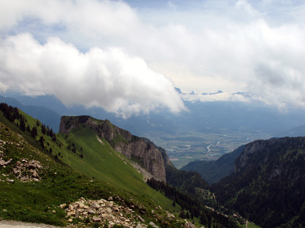 Вид на долину Роны