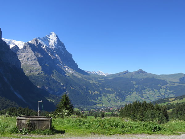 Вид на Эйгер и Клейне Шейдегг