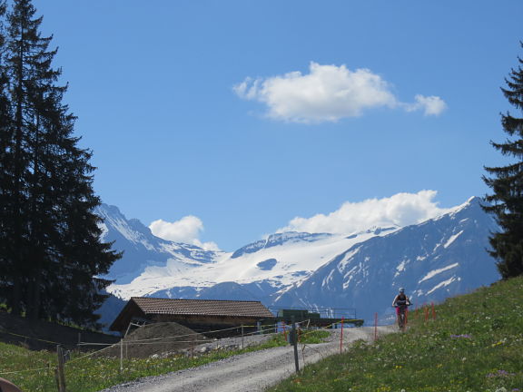 Эггли: вид на ледник Диаблере