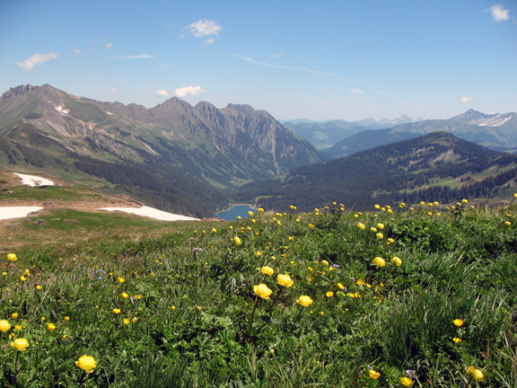 Лез Аван. Вид на Дан-де-Жаман и Роше-де-Нэ.