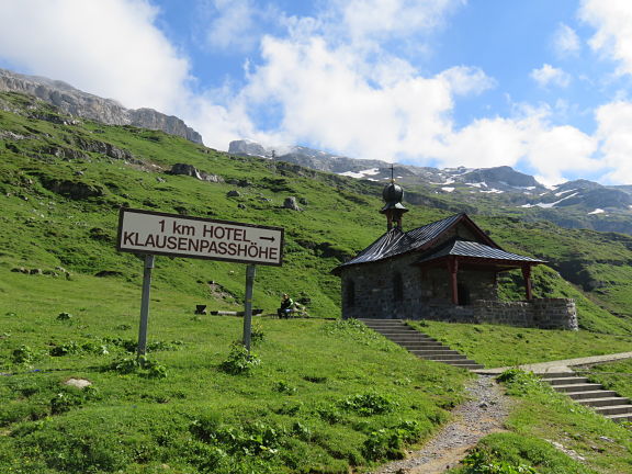Перевал Клаузенпасс: капелла
