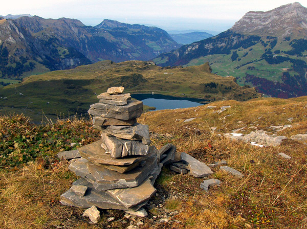 Вид на Трюбзее с перевала Йохпасс