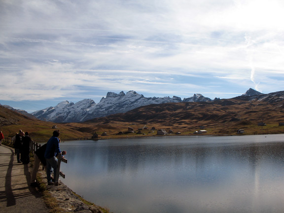 Вид на Титлис с берега Мельхзее