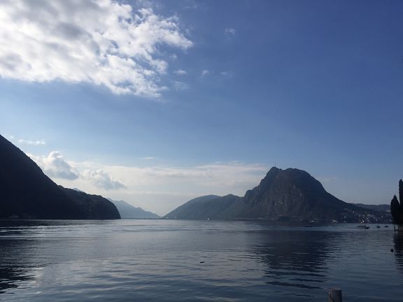 Вид на Монте Сан Сальваторе из Кастаньолы