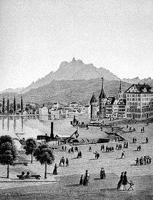 Пилатус со стороны Люцерна