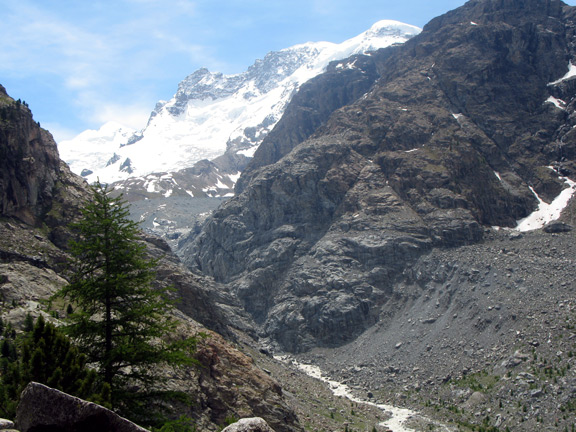 Ущелье ледника Горнерглетчер