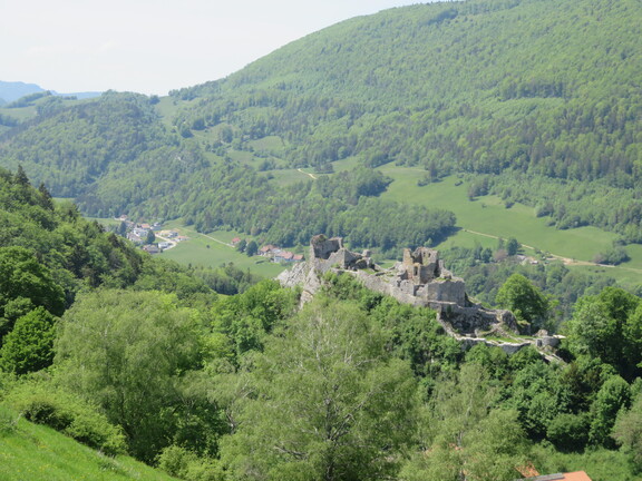 Руины крепости Алт-Бехбург