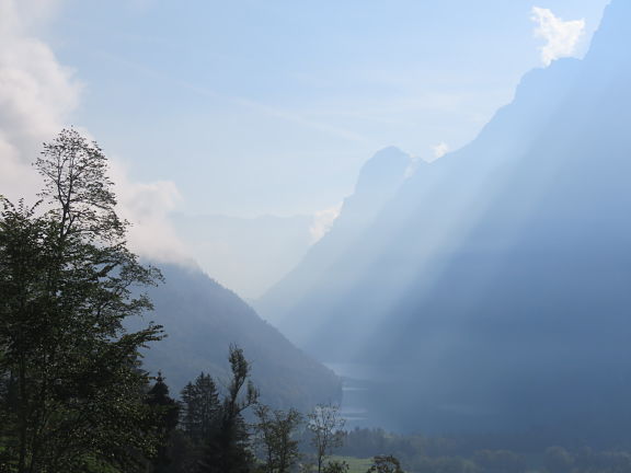 Вид на Клентальское озеро со стороны Рихисау