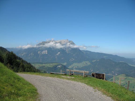 Вид на гору Пилатус